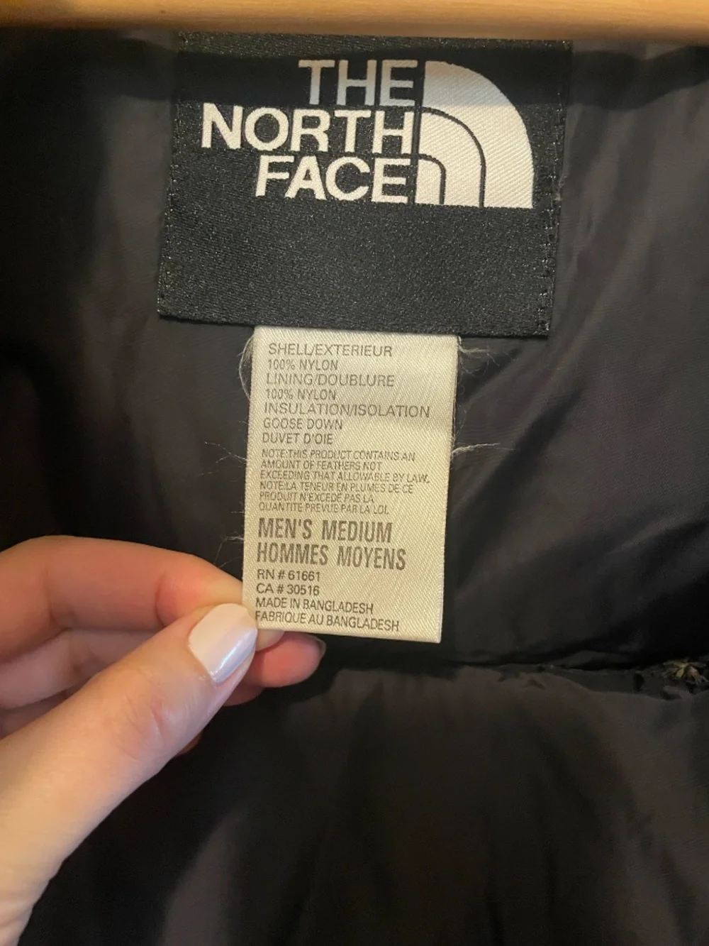 North Face Men's Medium Puffy Vest